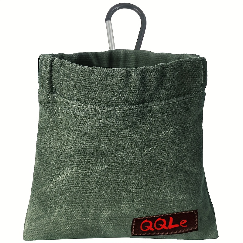 Qqle Dog Treat Bag - Adjustable Waist Snack Training Pouch With Automatic Closure, Sturdy And Portable For Puppy Training