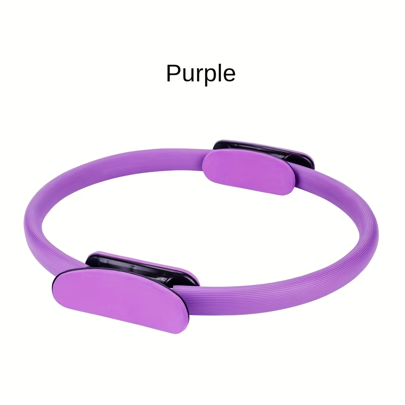 TEMU Fitness Ring Yoga Pilates Single Color Elastic Training Ring - Home Resistance Stretching Equipment - Ring - Strength Training Yoga Equipment, [