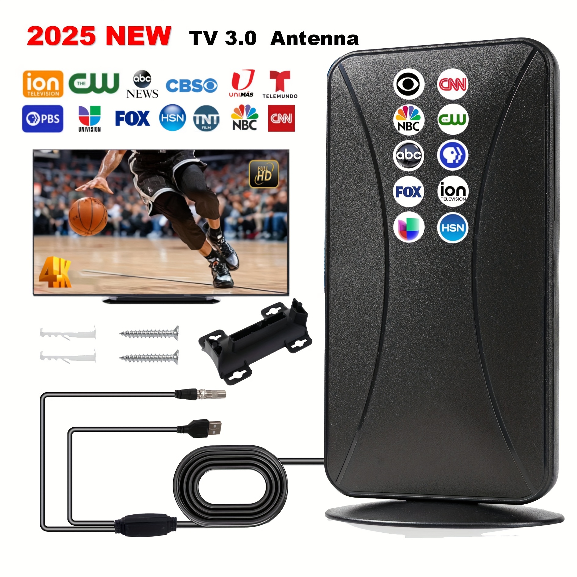 Tv Antenna Indoor Tv Antennas For Free Channels Canada 1800+ Miles