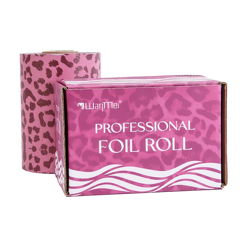 TEMU Large Silvery/ Hair Foil – Highlighting Foils For Long Hair, Salon Foil For Hair Highlighting, Hair Highlighting Kit, Stylist Foils – 164ft