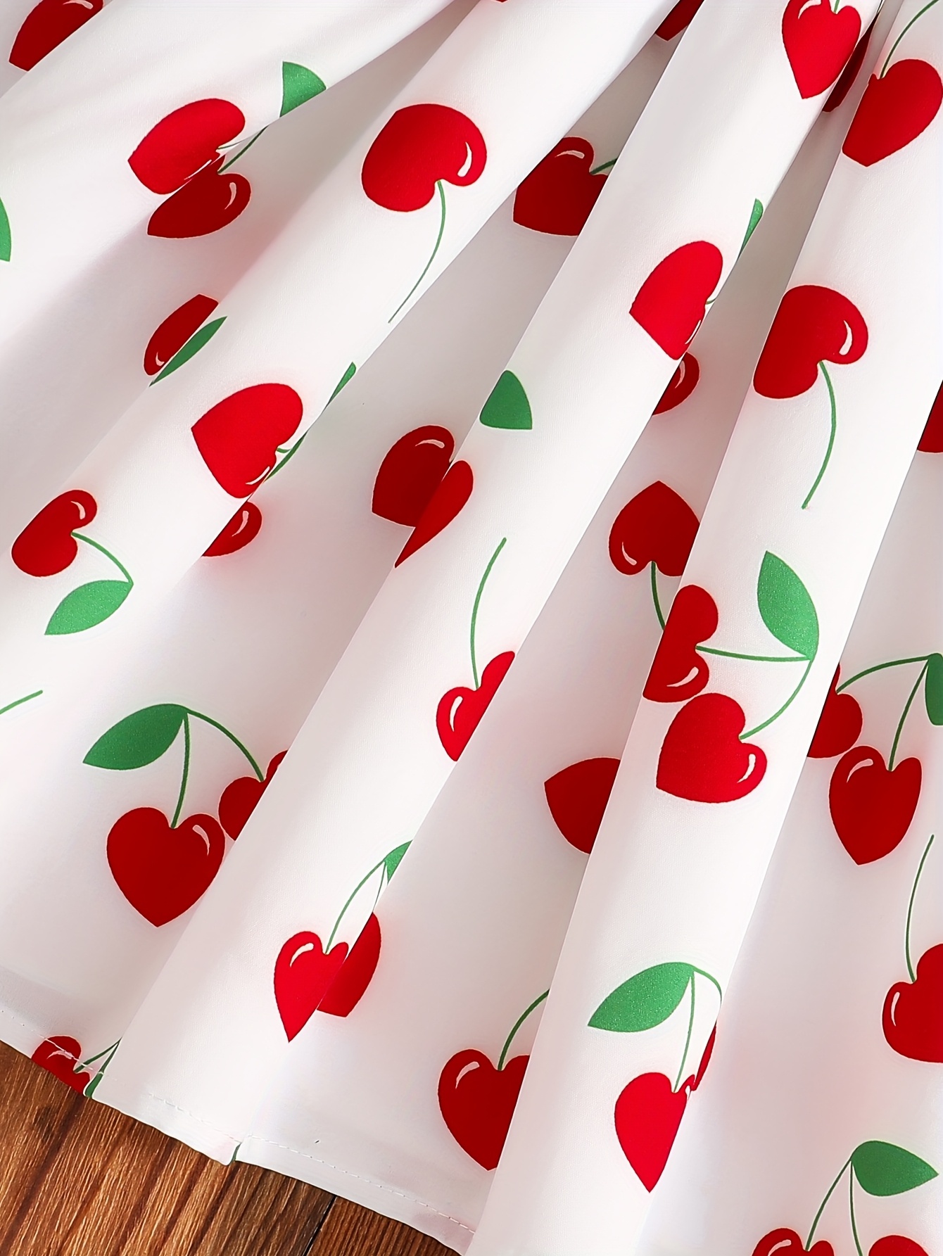 cute cherry print camisole dress young girls summer - Temu United