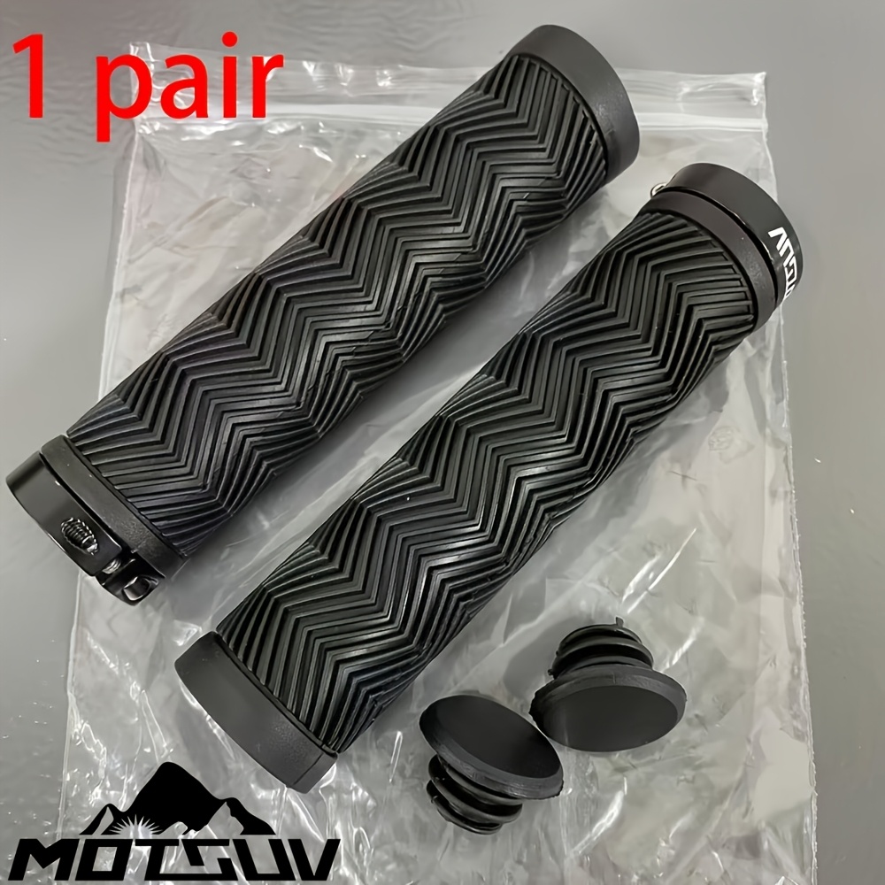 Image of Anti-slip Bicycle Handlebar Grips, Mountain Bike Rubber Bar Tape, Bike Horn Handlebar Covers, Outdoor Cycling Modification Parts