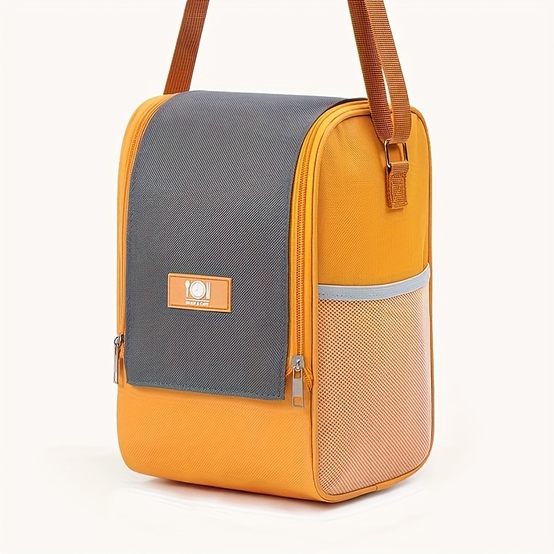 TEMU Portable Insulated Lunch Box Bag, Outdoor Picnic Bag