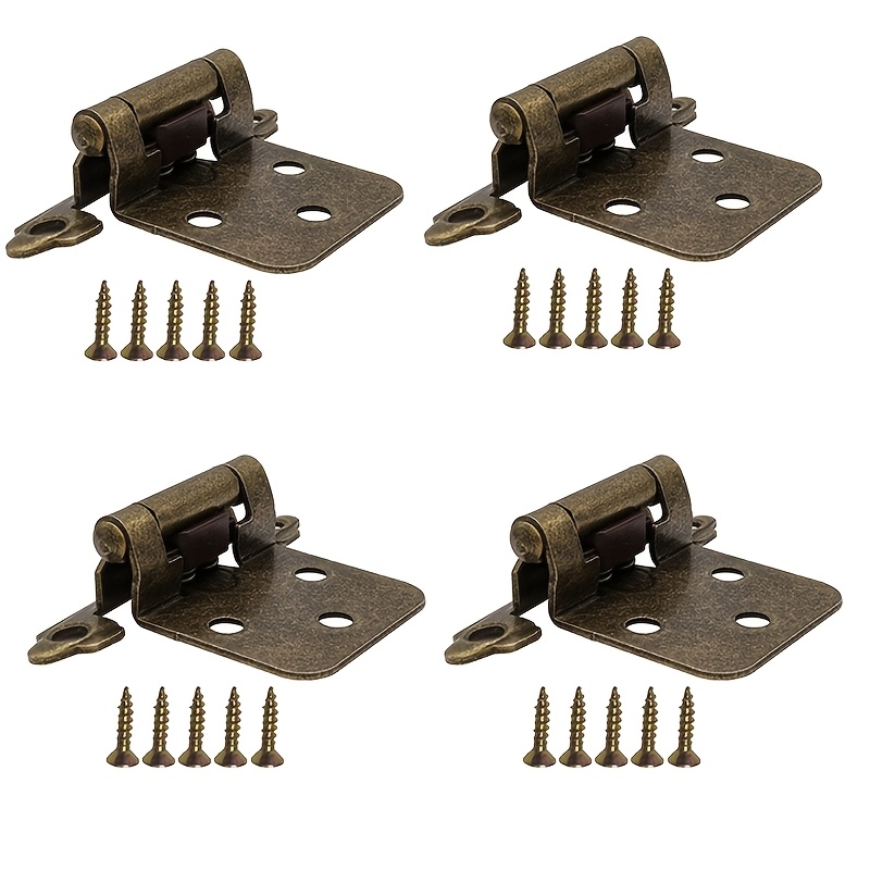 TEMU Retro Style Concealed Hinges Soft Close Self Closing Metal Insert Hinges Vintage