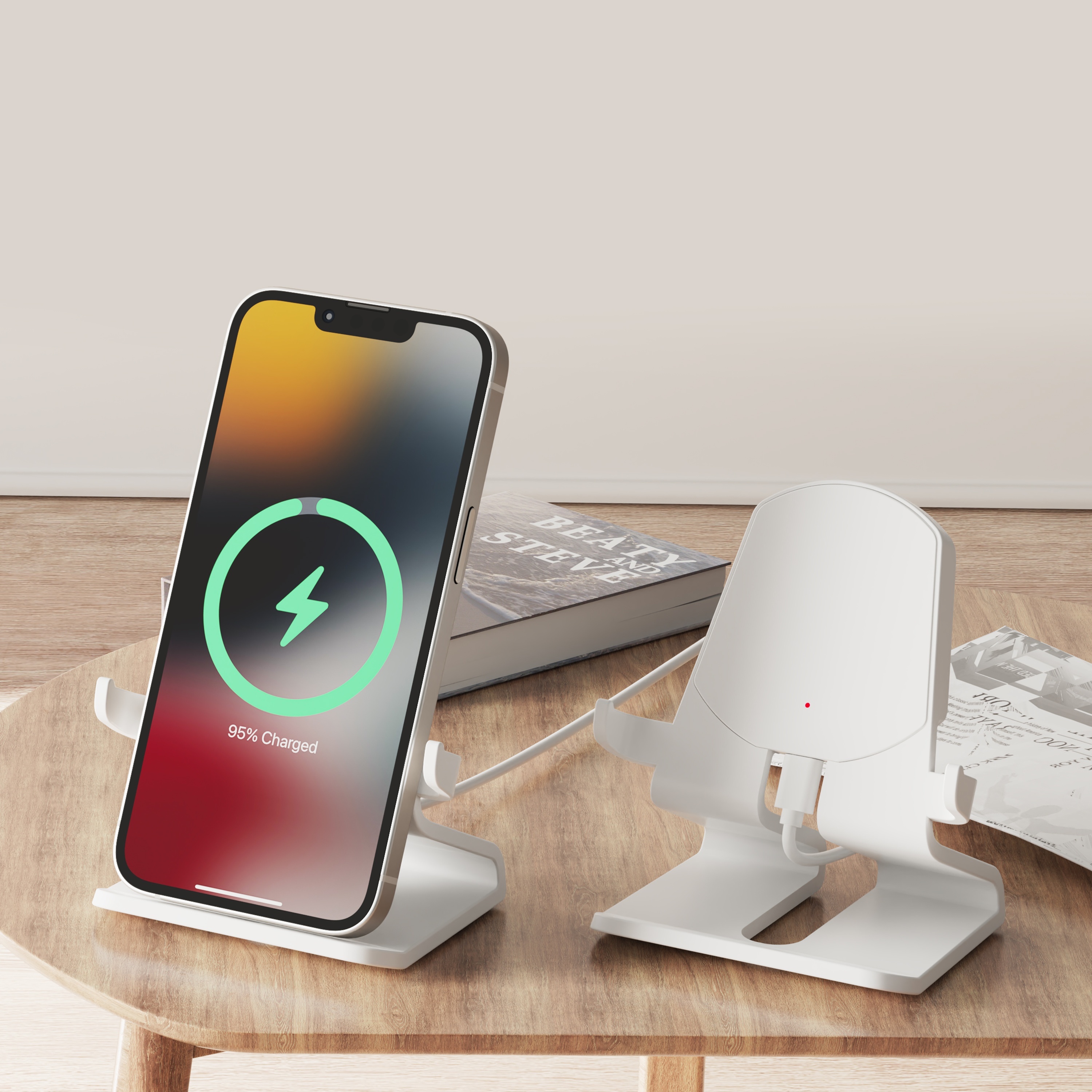 

30w New Qi Wireless Charger Stand Foldable Phone Stand