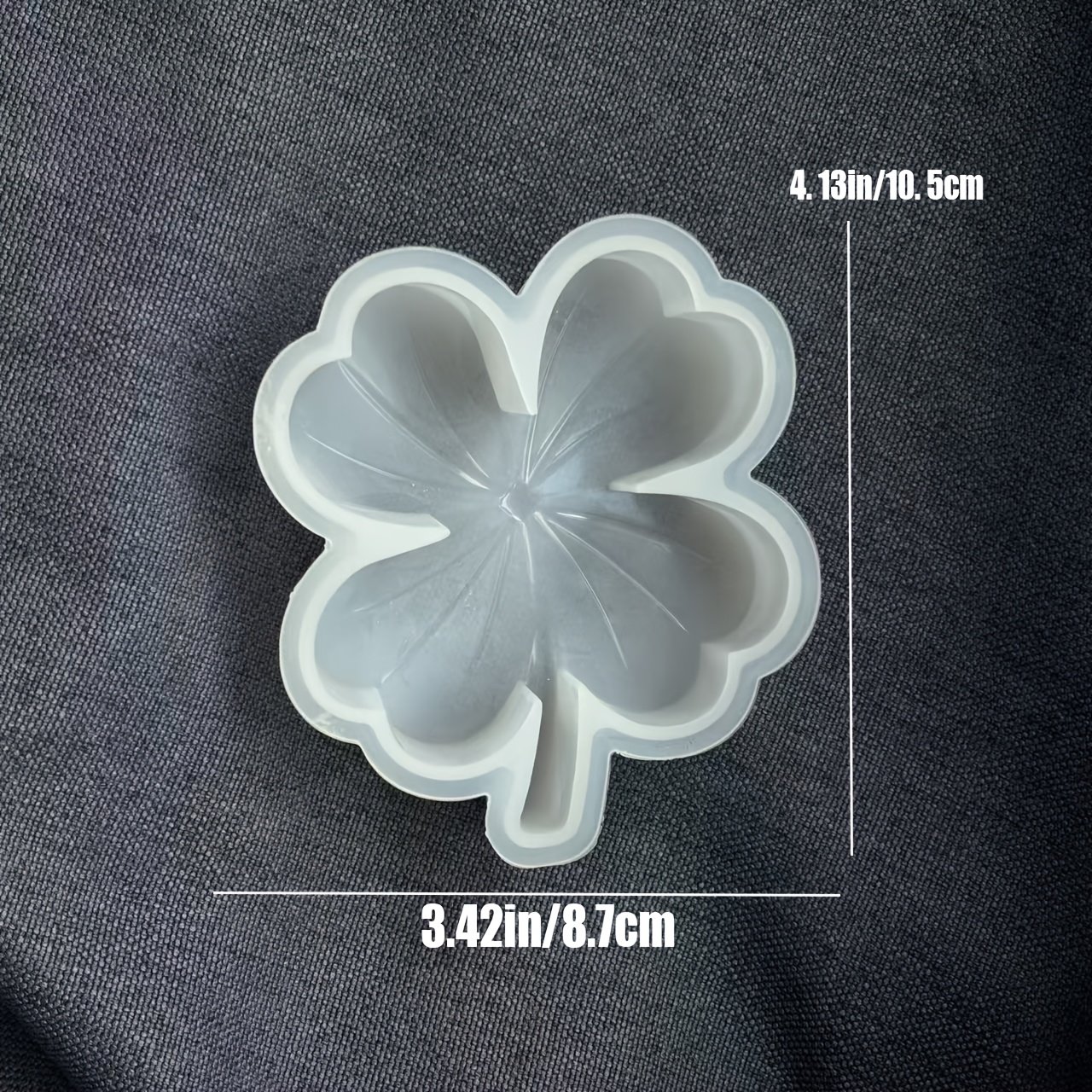 E-shop DNEJIU Vierblättriges Kleeblatt Form für Harz & Silikon - Detaillierte Charm Schmuck/Charme/Bastelformen, DIY Handwerk Unregelmäßige Form