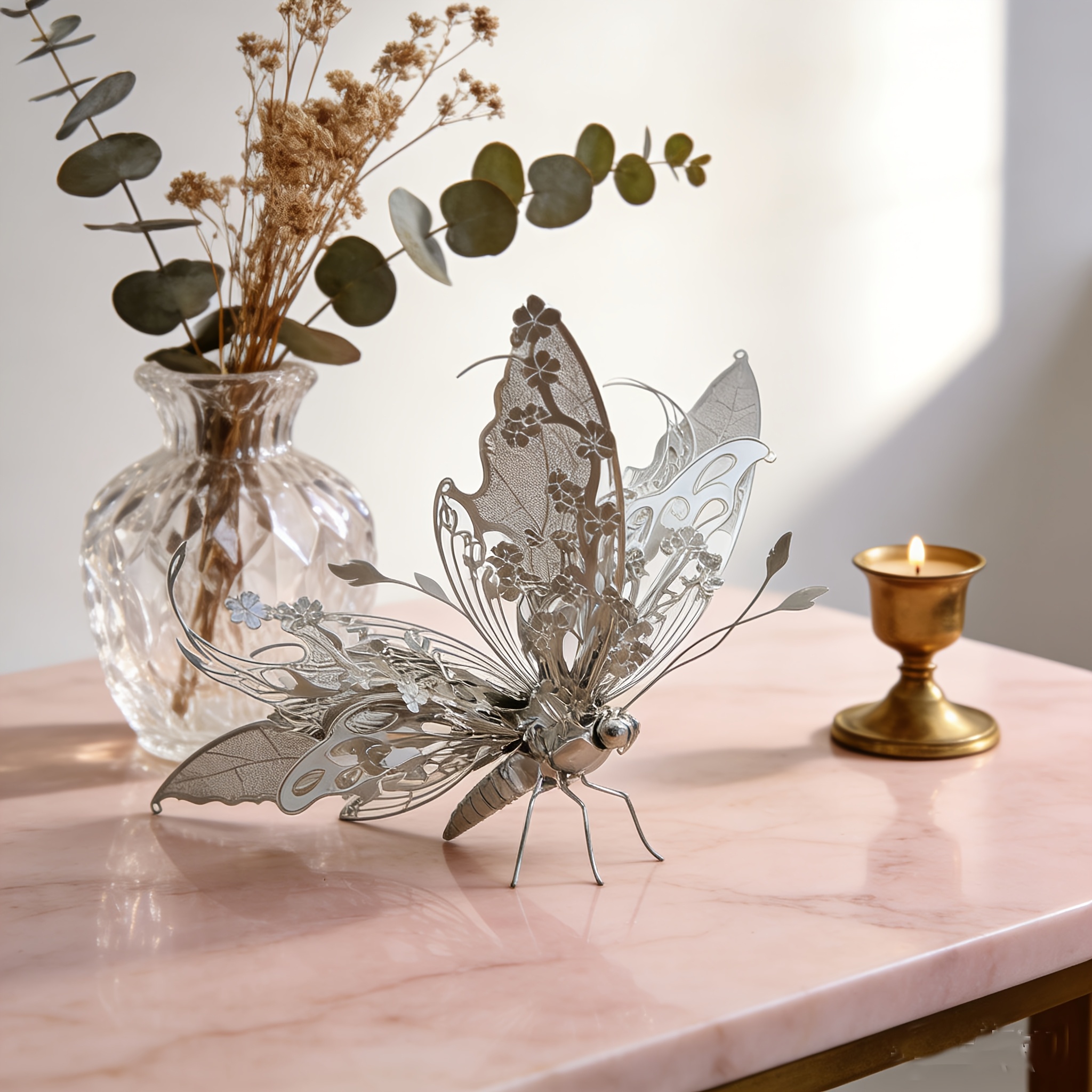 Image of Qianyu Die - Exquisite 3d Metal Stereoscopic Assembly Puzzle - Handmade Educational Toy 14+ - Perfect Gift For Girlfriend & Desktop Decoration