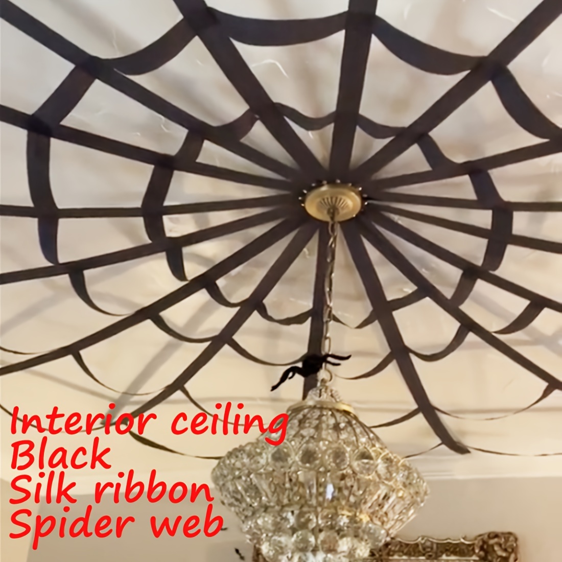 

11.8ft - Spider Web Decoration - To Install, No Required, For Halloween Ceiling Decor, Eerie And