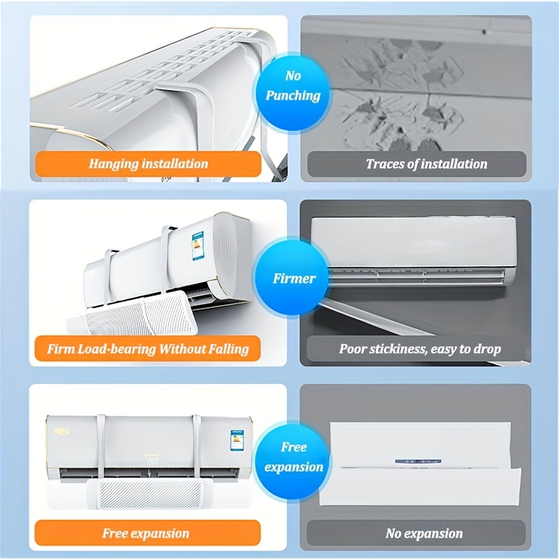 portable adjustable air conditioning   mounted windscreen for a cool and   details 6