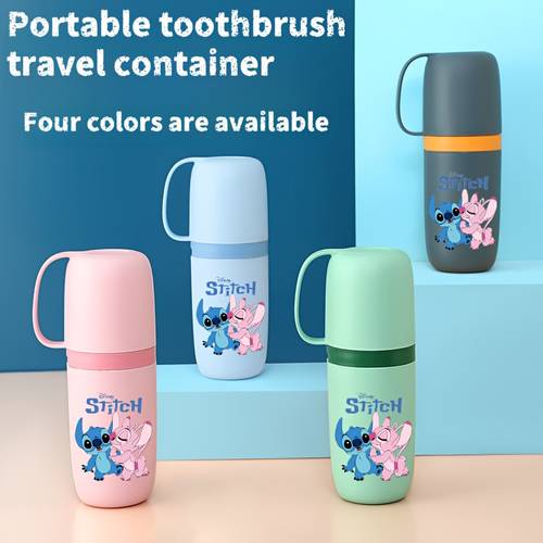1 stück neu angel tragbarer zahnbürsten- becher-set, geschäftsreise zahnbürstenhalter, multifunktionale zahnbürsten-aufbewahrungsbox, reise-zahnbürstenetui, zahnpasta-aufbewahrungsbehälter, reise-essentials, badezimmer-accessoires, zwei-in- reise-zahnbürstenbehälter-set, staubdichte
