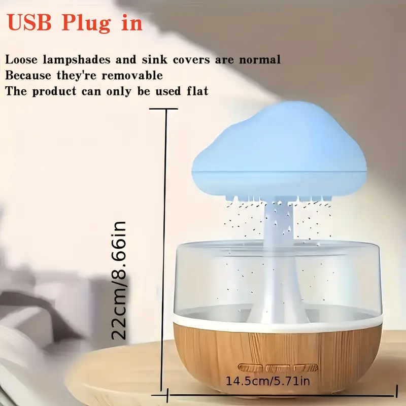 Veilleuse LED Alimentée par USB & - Lampe de Table Polyvalente pour la Décoration de , pour , - Cadeau Idéal pour Toutes , Halloween & Noël détails 2