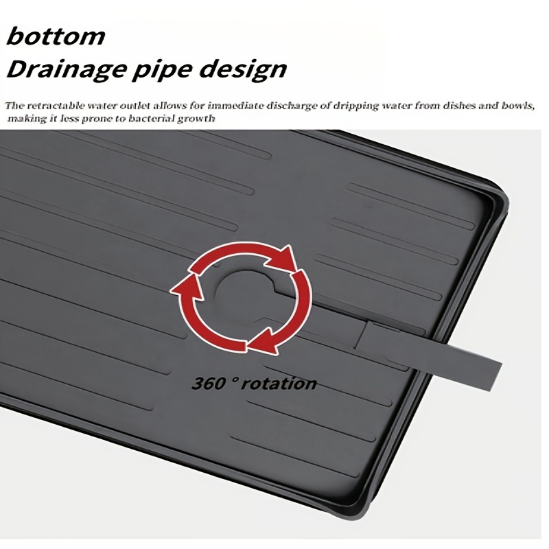 1pc metal 1 2 layer bowl dish rack space saving countertop organizer with drain basket chopsticks holder cutlery storage for   kitchen sink areas contemporary kitchenware   water drainage Product details 4