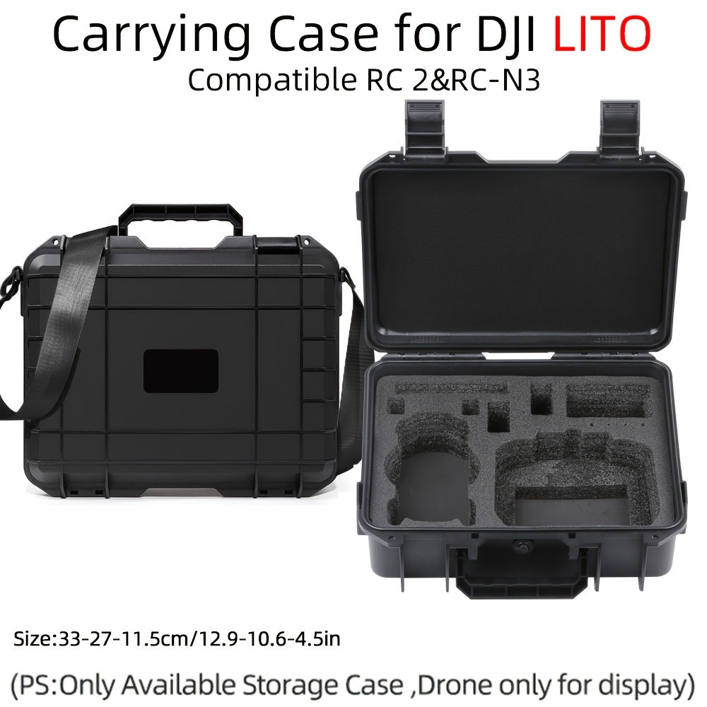 TEMU Portable 1 Carrying Case Storage Bag Protective Handbag Box For Dji X1 Drone Remote Rc Additions