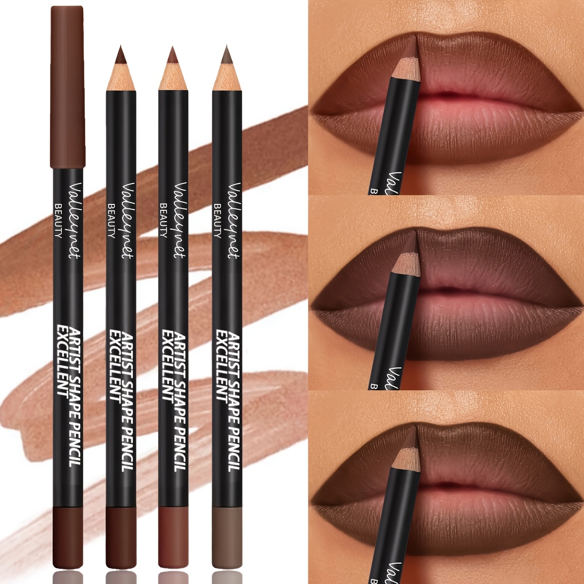 single velvet matte lip liner dark brown matte series long lasting moisturizing waterproof formula perfectly defines and   in lips   in a   of colors for an everyday look y texture