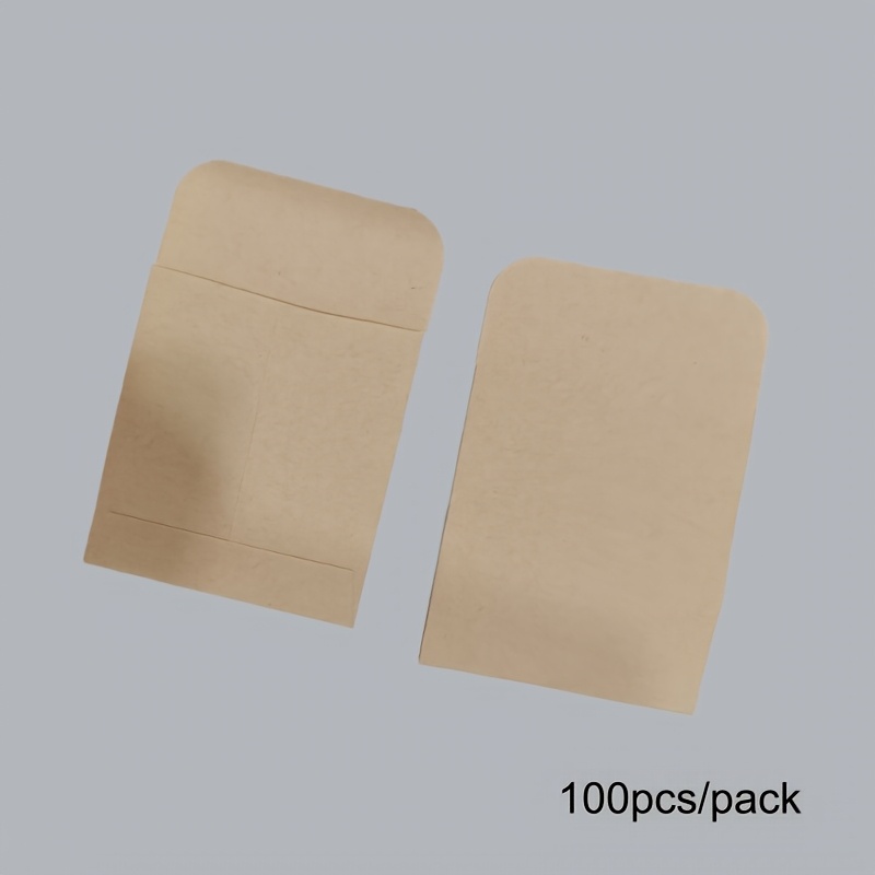 TEMU 100pcs Multipurpose Translucent Cellophane Envelopes For Collecting Stamps, , Buttons, Or Storing Accessories Like Rings And Necklaces. For