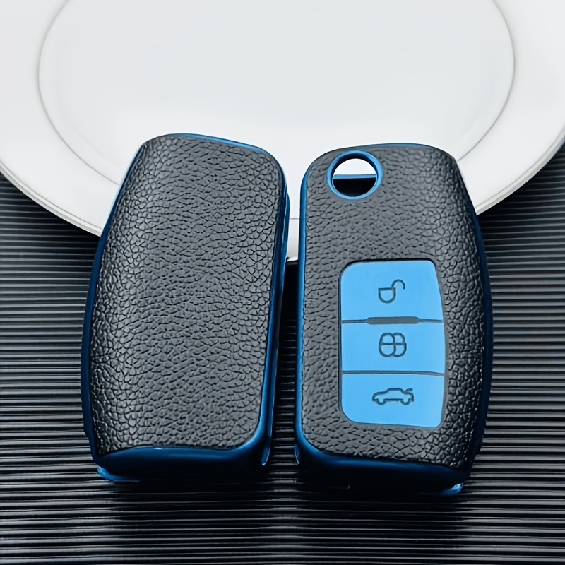 TEMU Car Key Shell Cover Protector For Ford Focus Galaxy