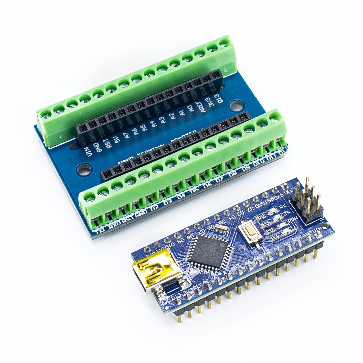 

1 carte de module de contrôleur de pilote V3.0 avec carte d'extension d'adaptateur de terminal compatible avec AVR ATMEGA328P