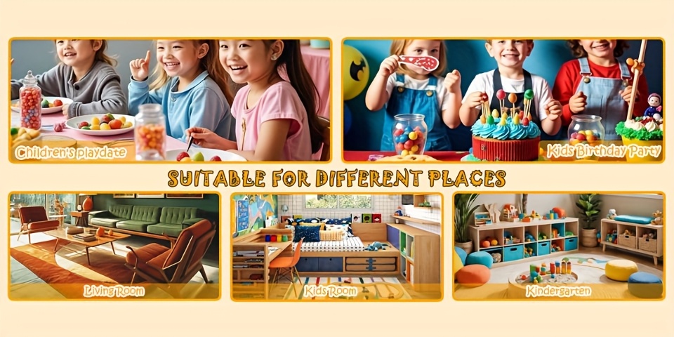 Colorful Folding Table with 24-Inch Width And 2/4 Sturdy Chairs - Vibrant, Space-Saving Design, Perfect for Family Playtime, Creative Activities, And Learning - Ideal for Fun And Creative Spaces ( 3pcs Or 5pcs)