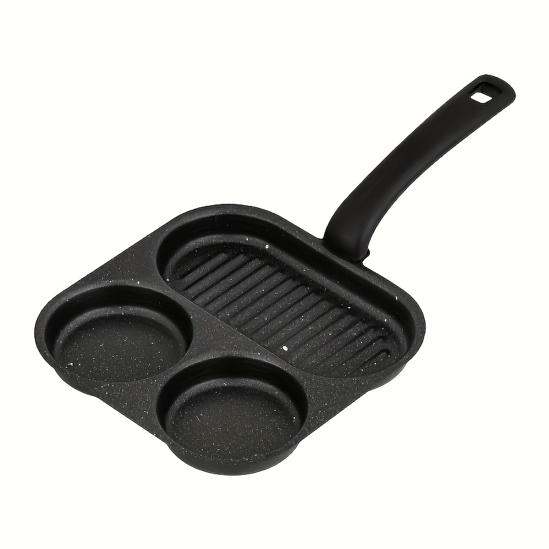 Image of 1 Heavy-duty Cast Iron Pan, Cast Iron Egg Pan, Pancake And Burger Cooking Pot, Suitable For Gas Stoves And Electric Stoves, Safe To Clean, Ideal Breakfast Kitchen Tool, Stylish