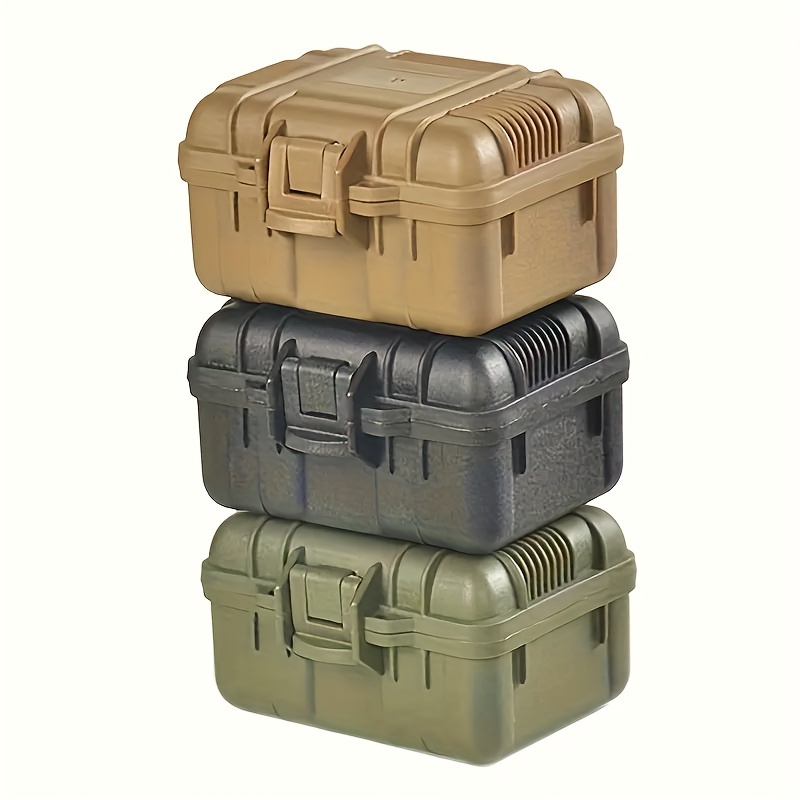 Outdoor Portable Plastic Storage Box Waterproof Tackle Box - Temu