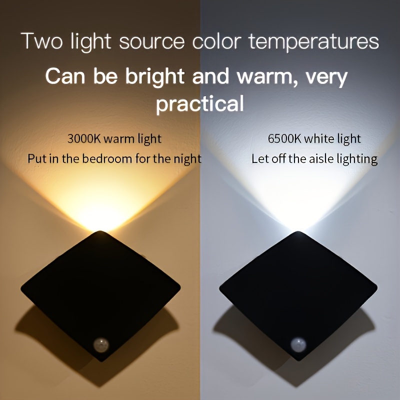 4pcs Modern Style Motion Sensor Wall Lamp