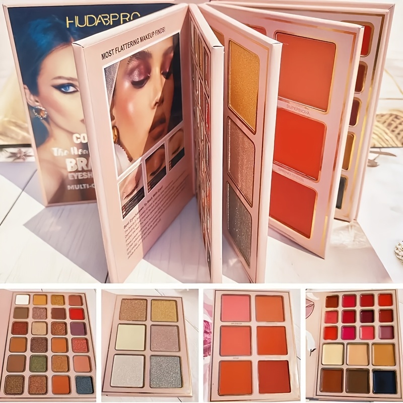 Image of 78 Colors Eyeshadow Palette, -one Makeup Kit With Matte Shimmer Glitter Shades, Pigmented Long Lasting Waterproof Professional Cosmetics For Daily & Party Looks