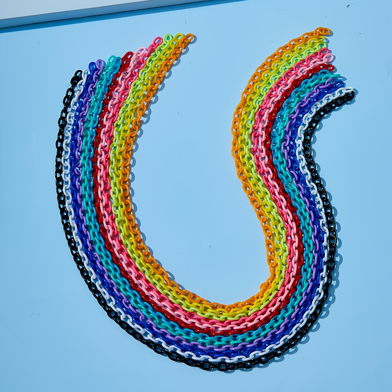 10pcs 25cm Acrylic Seamless Chain
