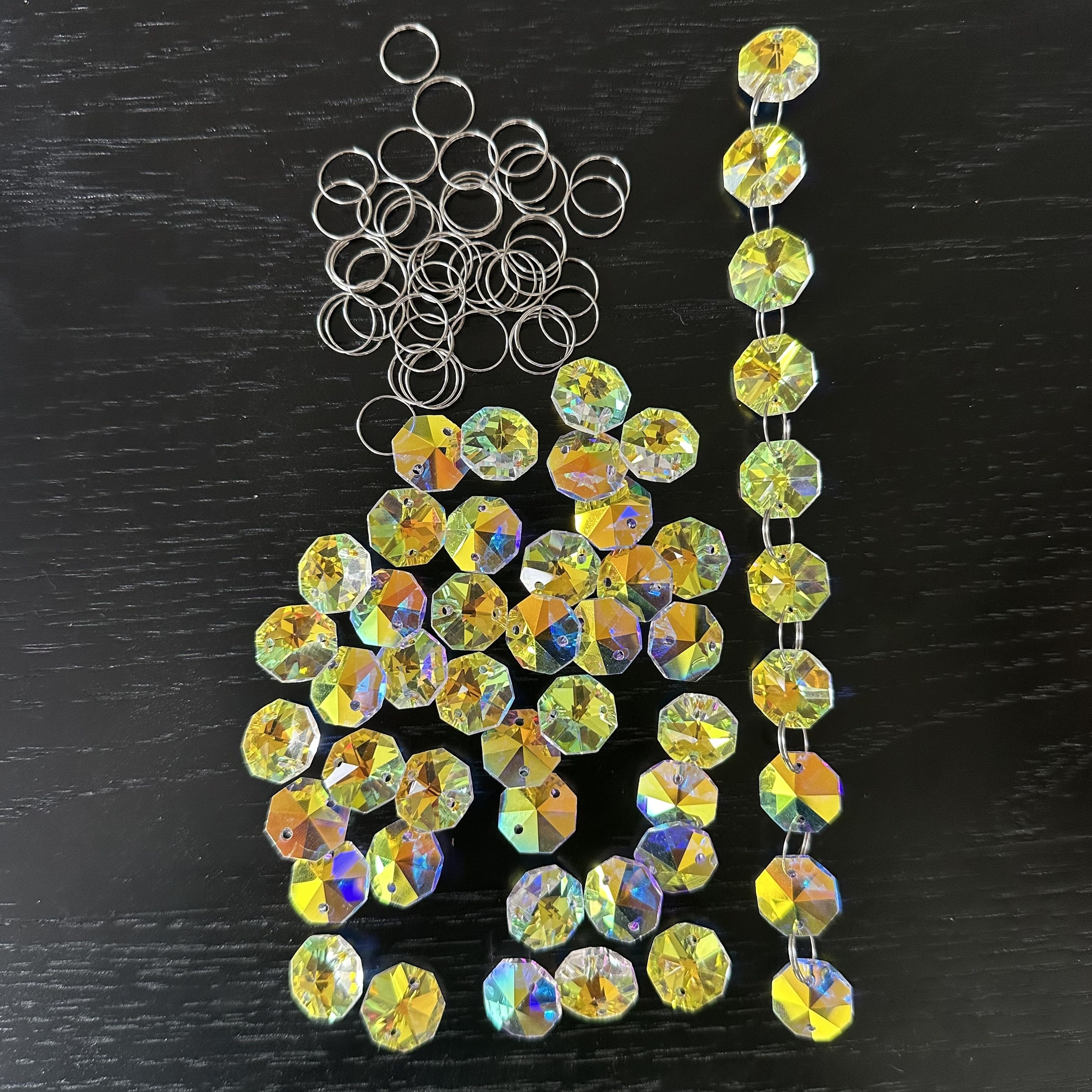 

100pcscrystal Sun Catcher, Rainbow Manufacturer Of Colorful Hanging Sun Catcher Ball Prisms, Used For Home Window Chandelier Lamp Prisms For Indoor And Outdoor Decoration