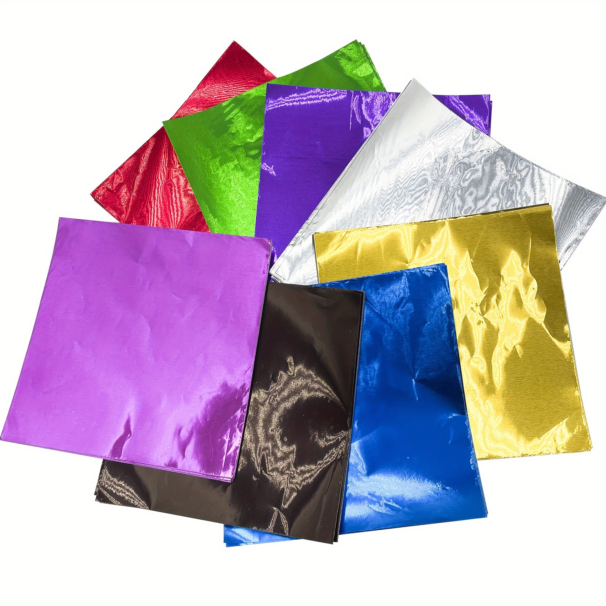 

800 Feuilles, Emballages De Bonbons Au Chocolat, 800 Feuilles De Papier D'aluminium Coloré Pour Bonbons, Papier D'aluminium Pour Emballage De Chocolat Pour La Décoration Des Bonbons