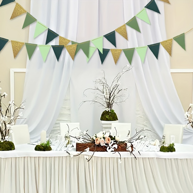 Willkommen Banner 2m Sackleinen - Wimpelkette Für Weihnachten & Partys