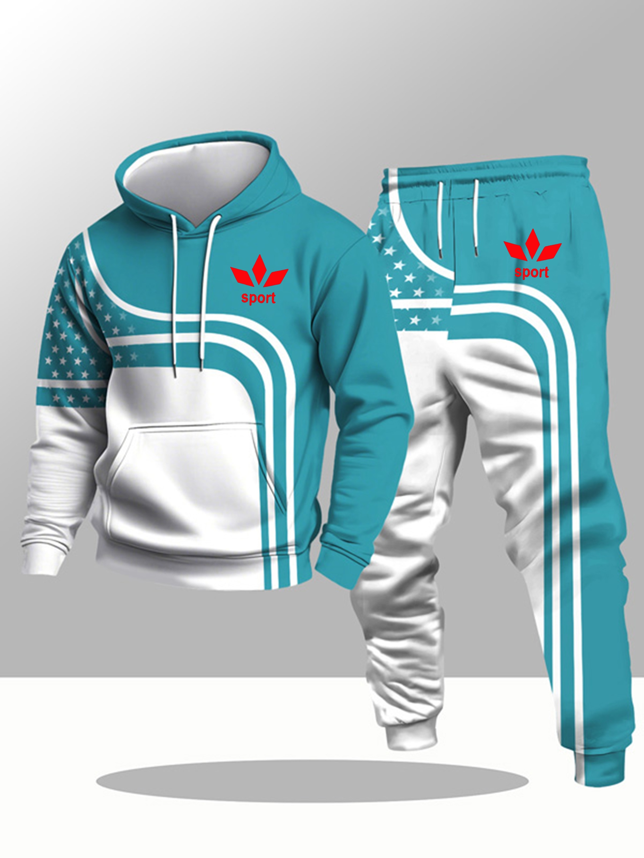 mens fashion casual hooded sweatshirt set trendy brand letter print personalized autumn trendy hooded sweatshirt set mens fashion casual