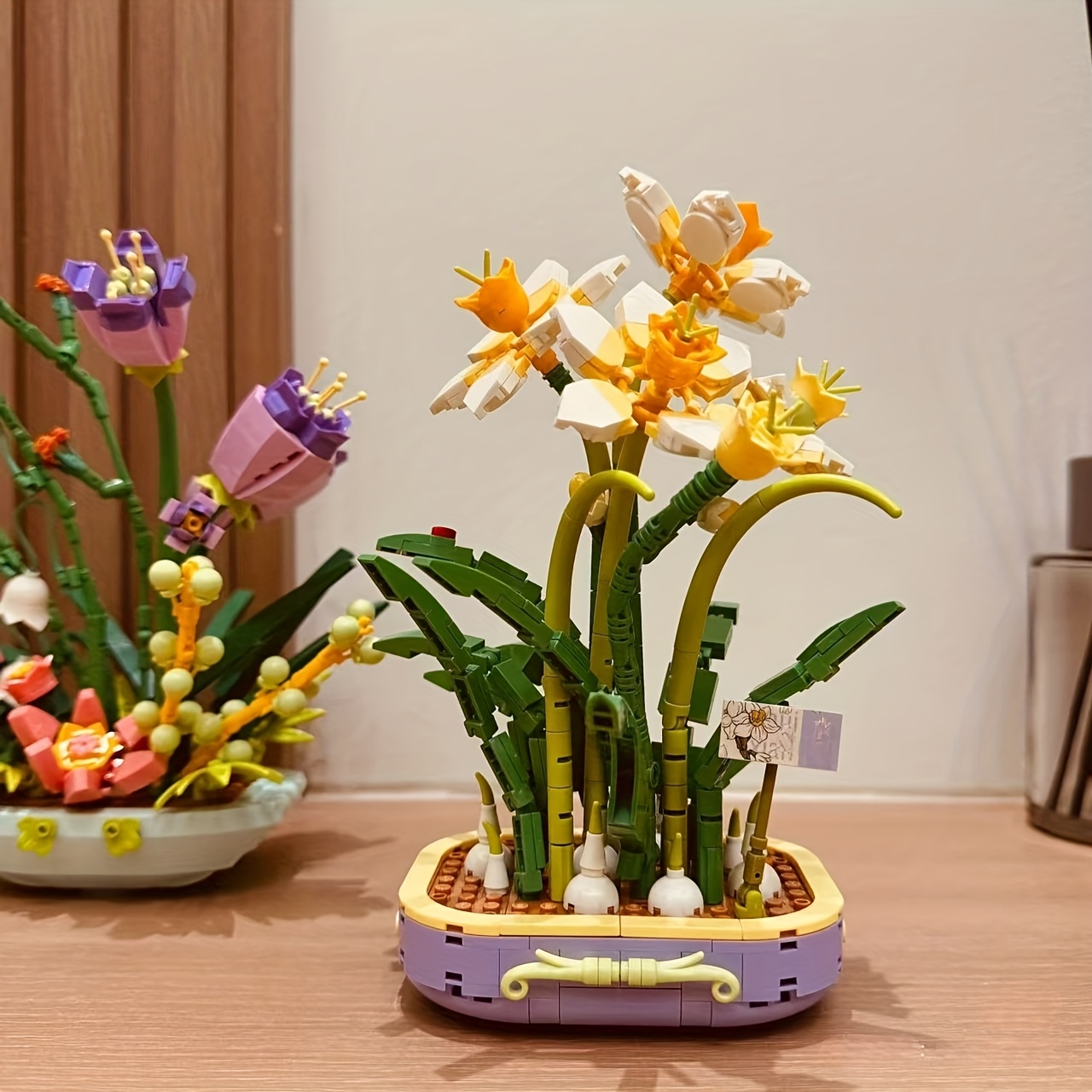 Colorful Flower Arrangement Set with Peonies & Orchids