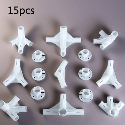 ensembles disponibles : 15 ou 9 piquets de tente pour tentes de 3 , accessoires en plastique pour tonnelles et auvents, connecteurs dangle et de centre de tente