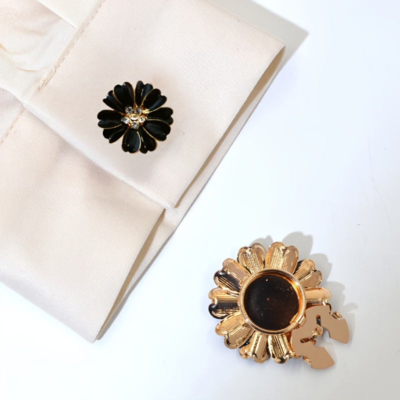 TEMU 1/2pcs Fashion Buttons, Floral Buttons, Shirt Buttons, Fashion Button Covers, Button Covers, Suit Buttons, Coat Decorative Buttons, Clothing