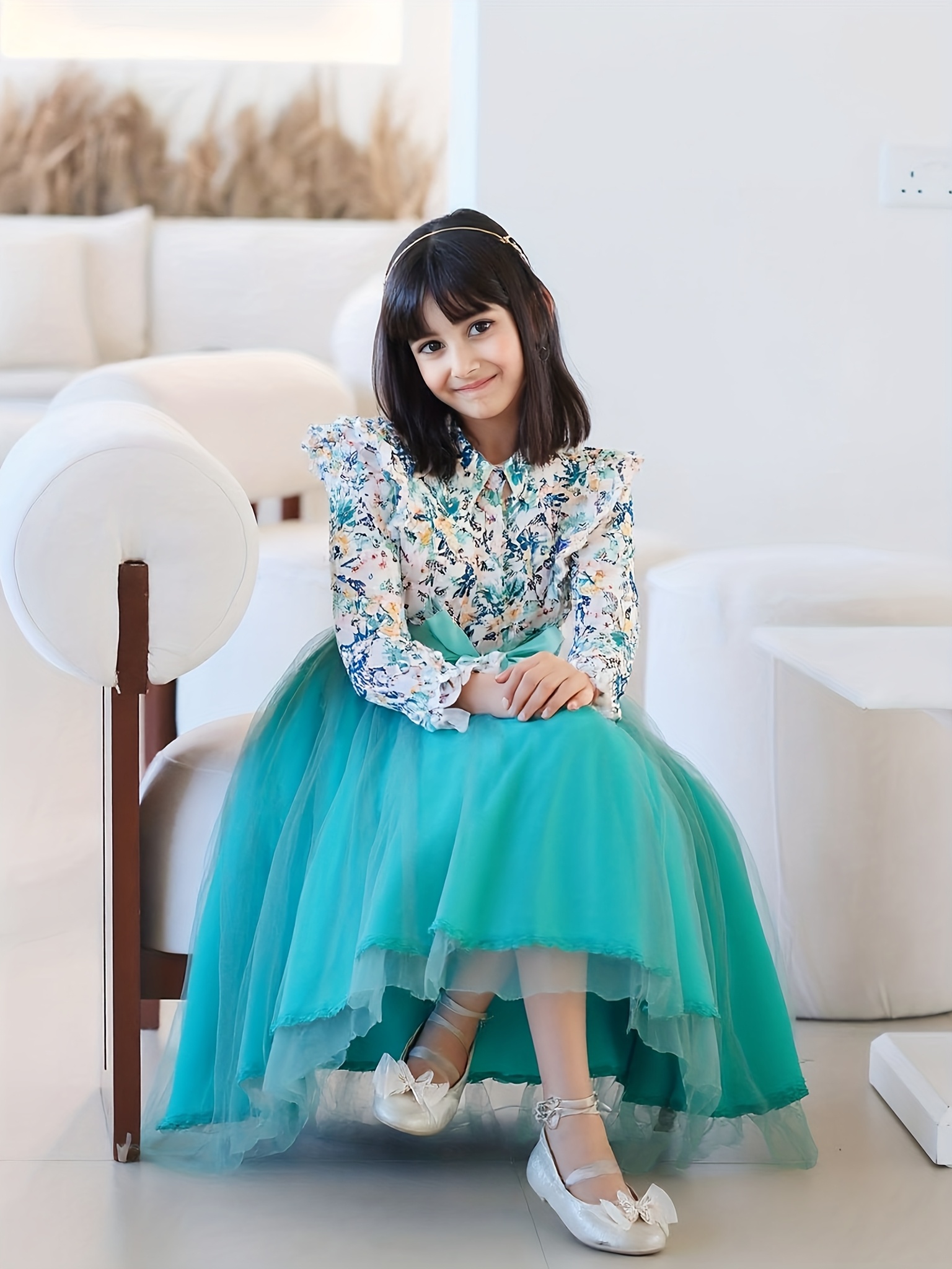 autumn girls mesh skirt birthday party dress macaron green - Temu Mauritius