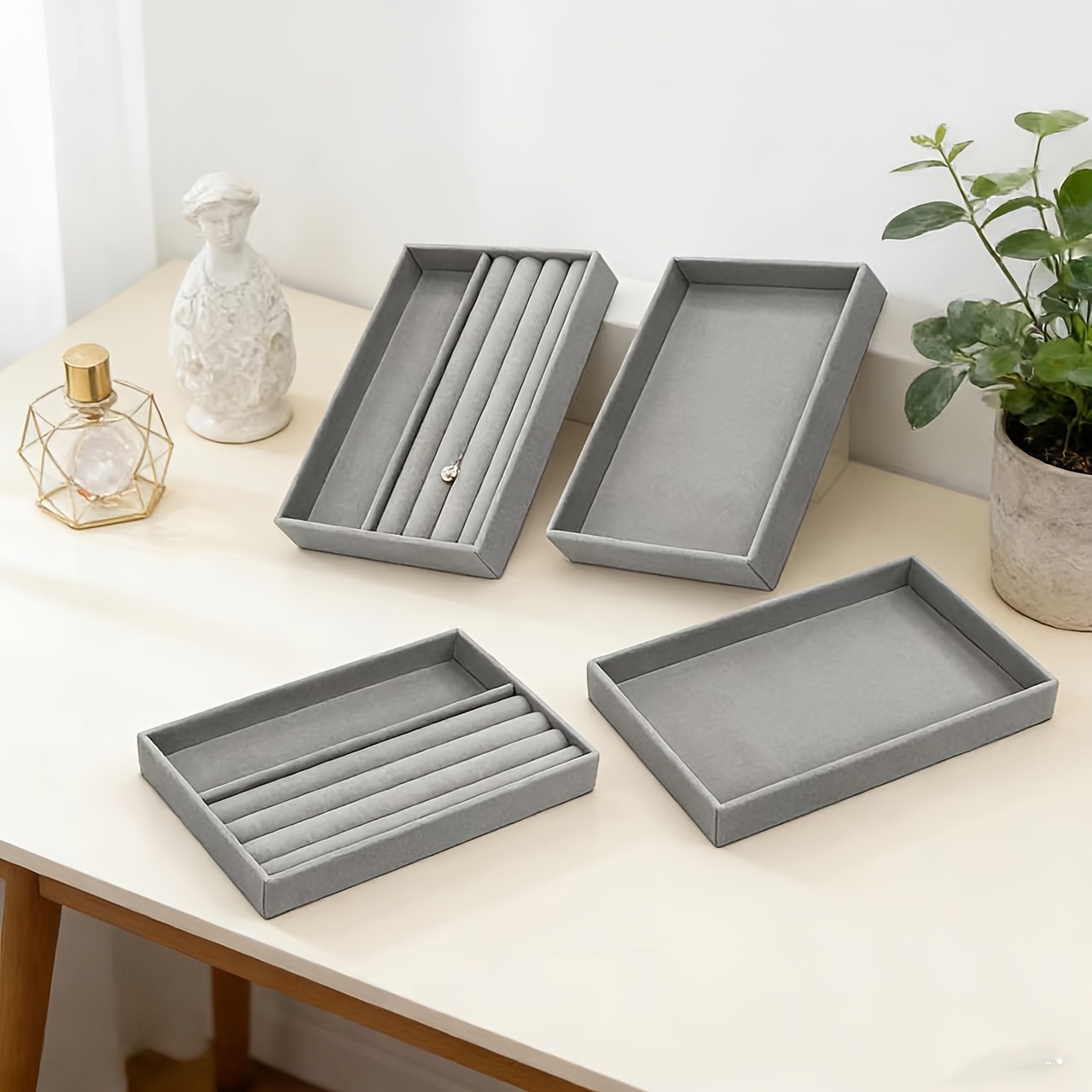Stackable Jewelry Storage Boxes for Organising Accessories