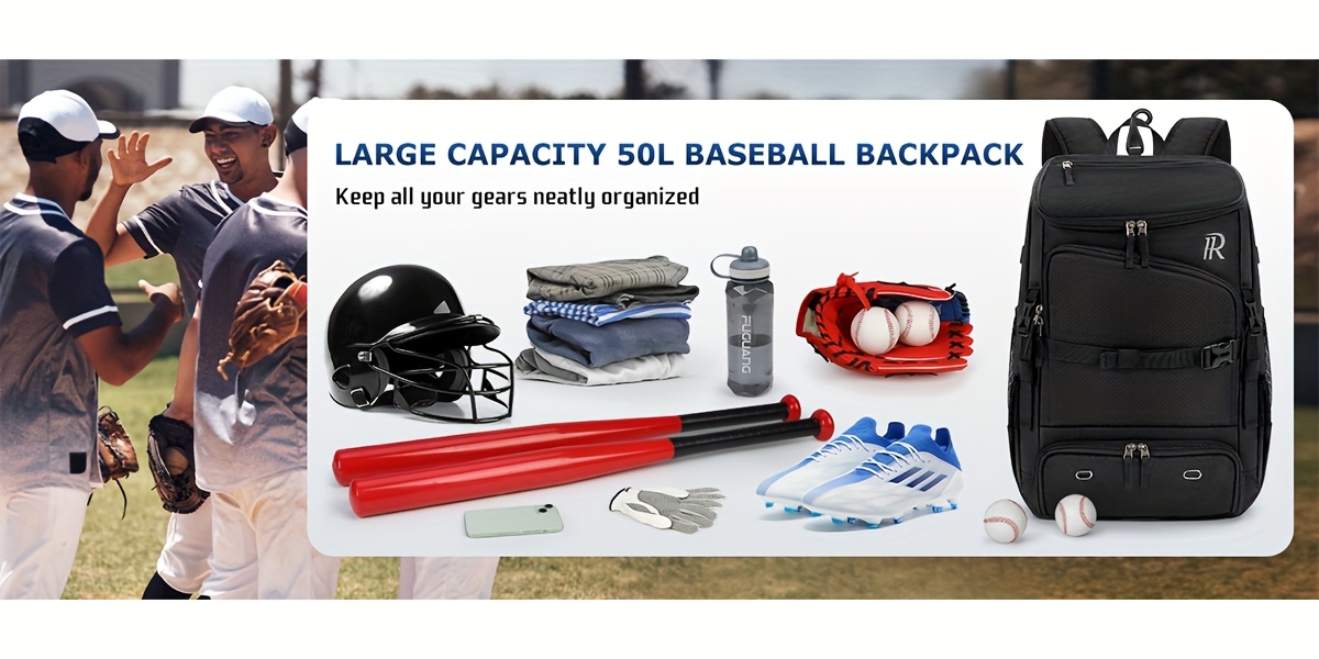 mochila béisbol gran capacidad equipo softball Temu Mexico