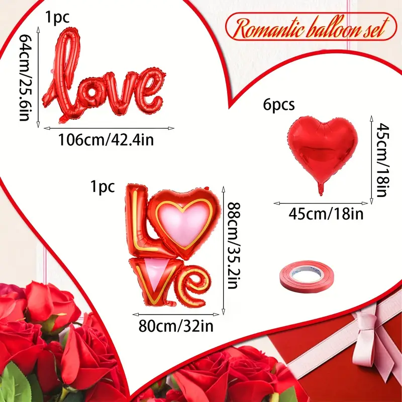 Large I love you Balloon 80cm Large I love you Balloon 80cm