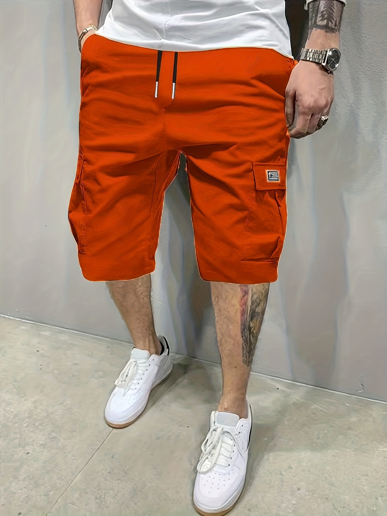 Men's Cargo Shorts Pants Outdoor Hiking Multi-Pocket Utility Shorts, Casual Style, For Summer Hiking Cycling