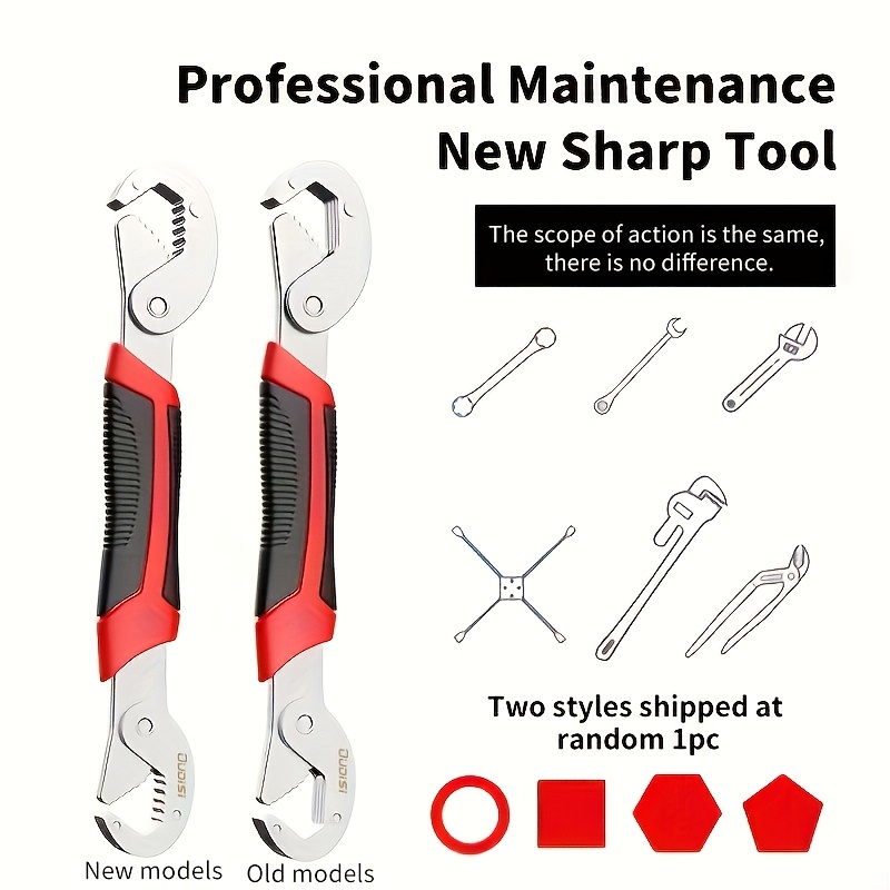 Llave inglesa multifuncional llave inglesa ajustable de apertura grande rápida