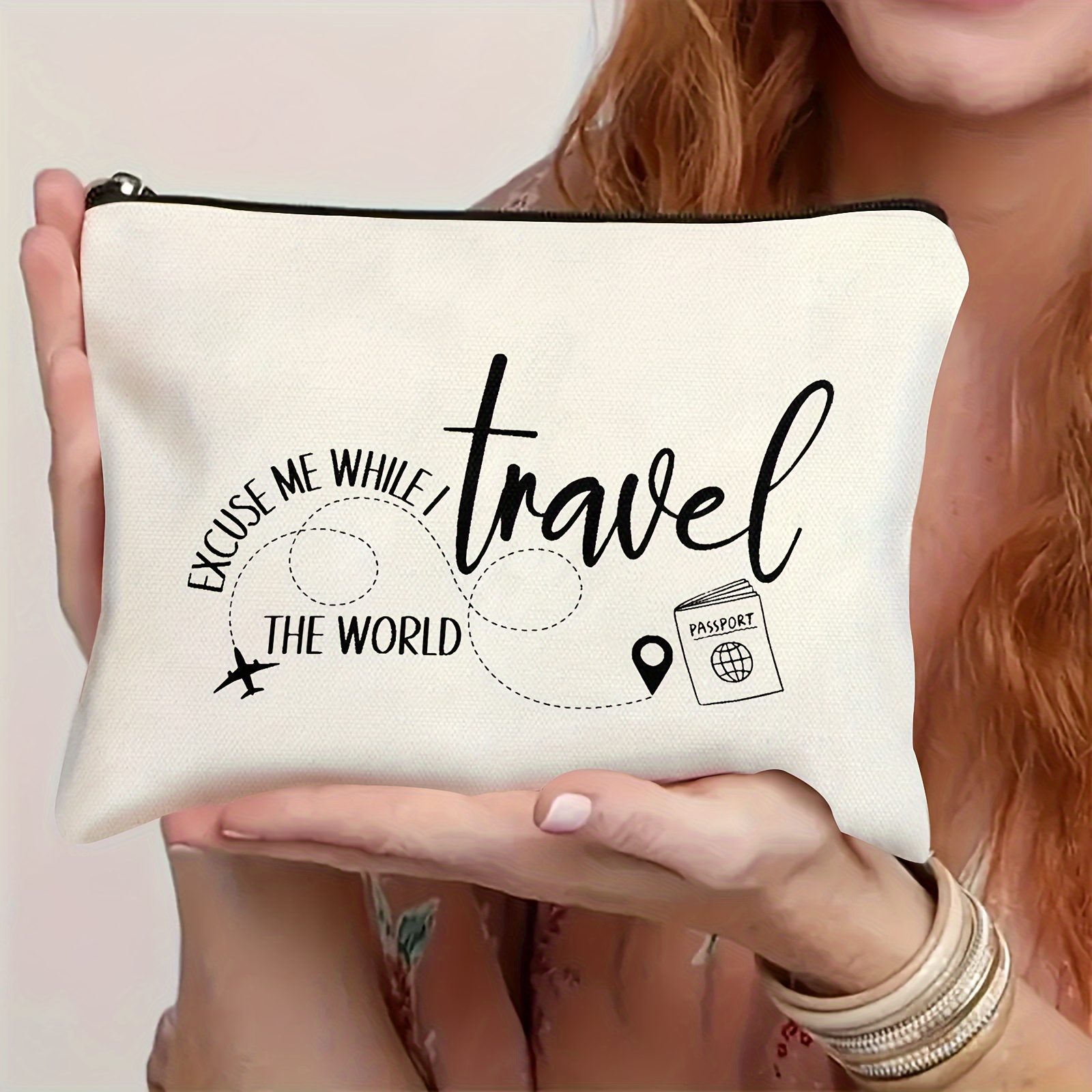 TEMU Travel Bag, Travel Document Holder, Travel The , Passport Holder, Gift For Her, Travel Gift