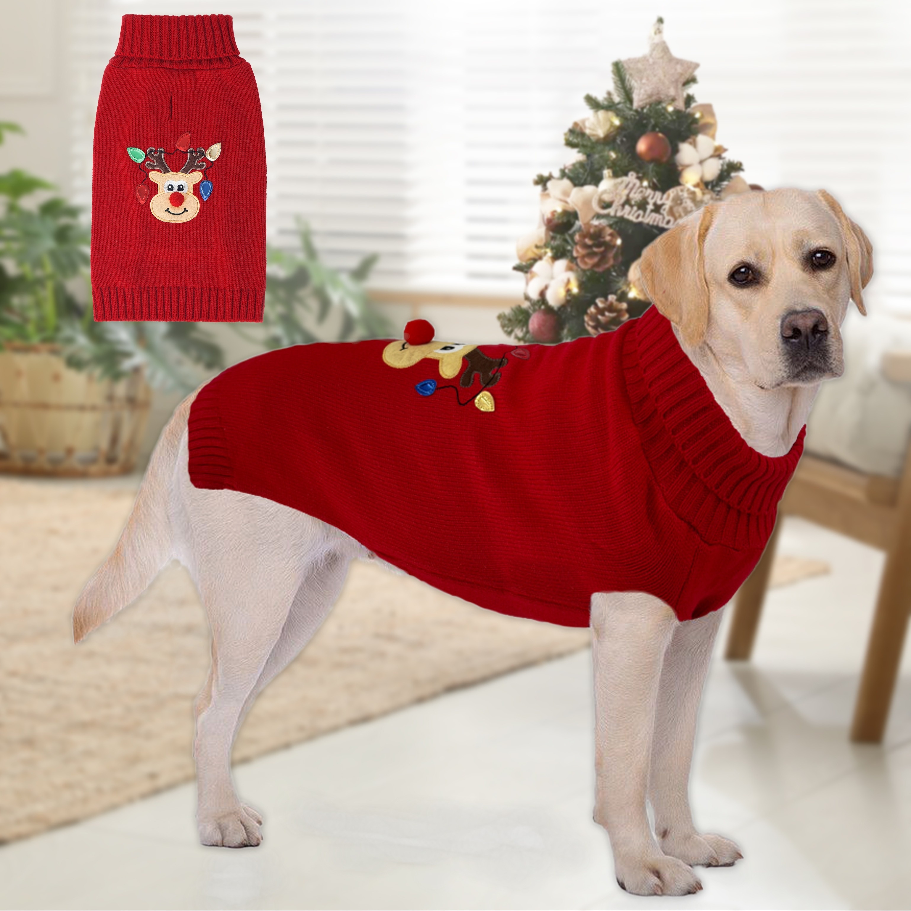 

Knitted Dog - Pullover For & Breeds, On Pet Knitwear, Washable, For , , ,