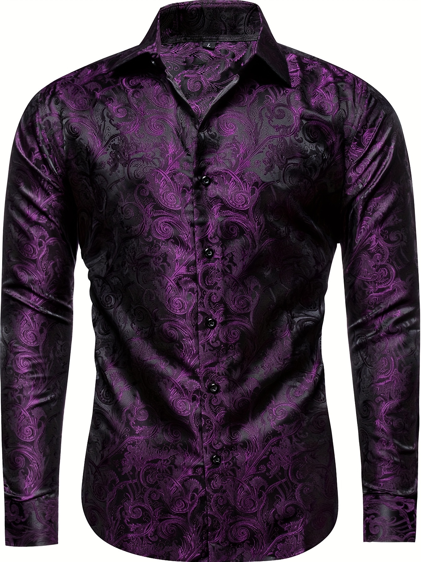 men's white dress shirts slim fit Men's Slim Fit White Patterned Button Down Dress Shirt Size N5