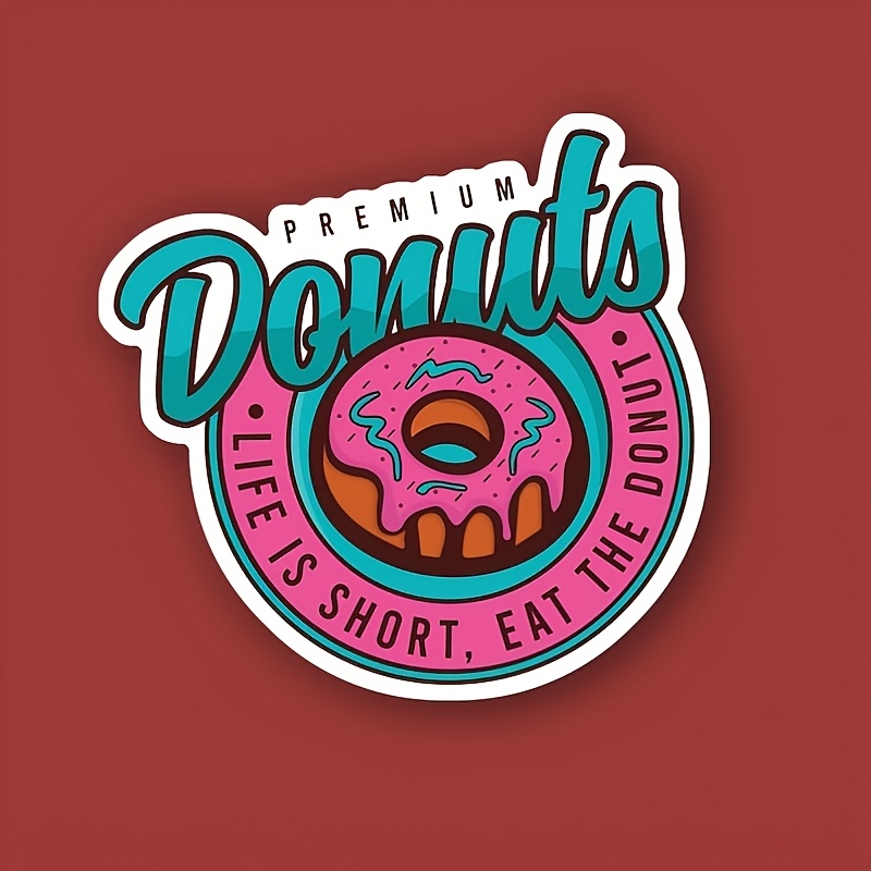 TEMU Personalized Die-cut Stickers - Customizable Shape Photo Logos For Cars And Water Bottles, Custom Stickers For Companies, Businesses, Schools,