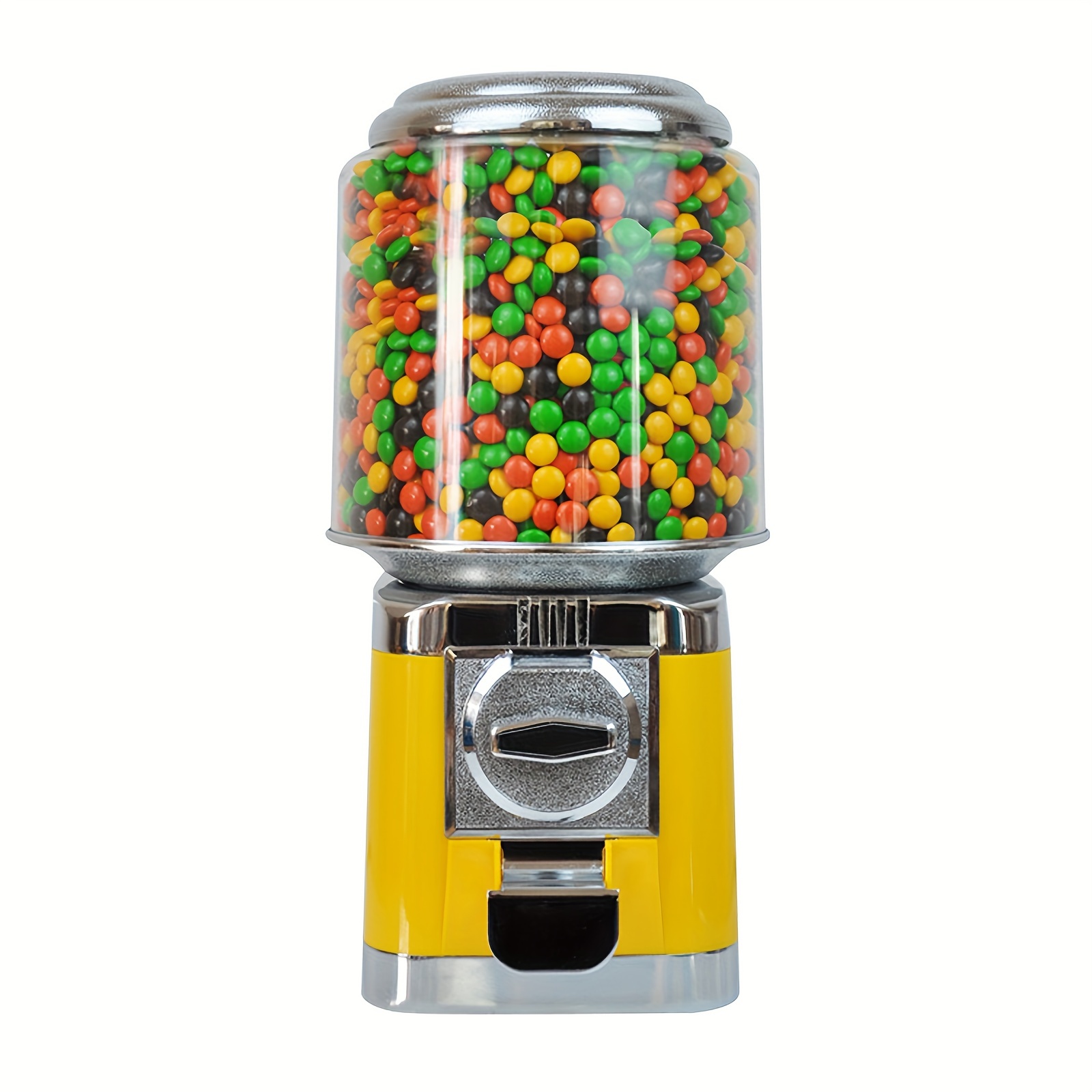 

Bulk Gumball Vending Machine Nut Candy Vending Machine Treat Dispenser Yellow