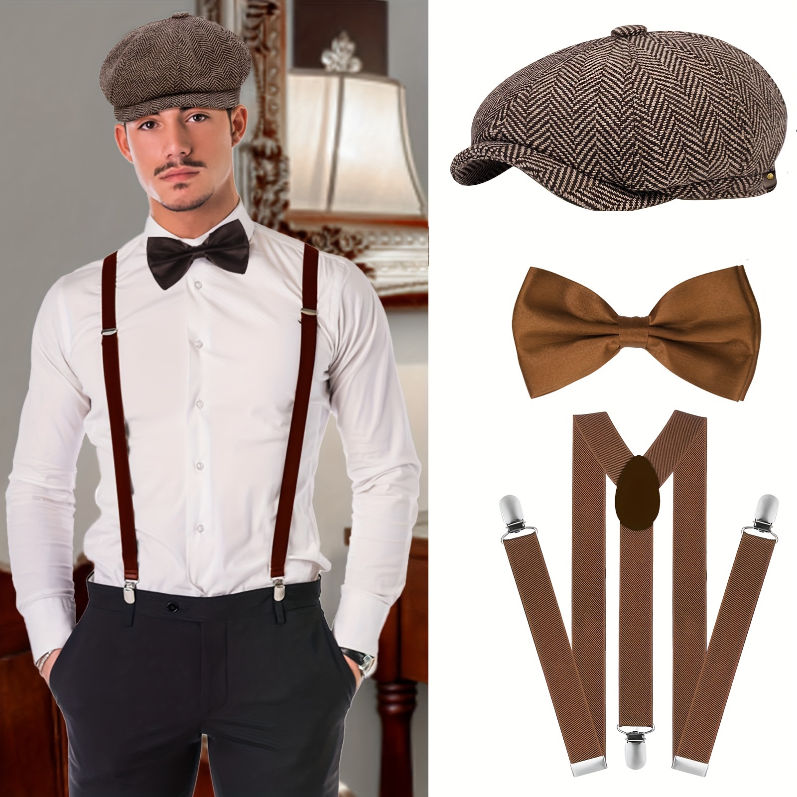 

1920s - Set - , & Suspenders | Halloween -up Accessories, For