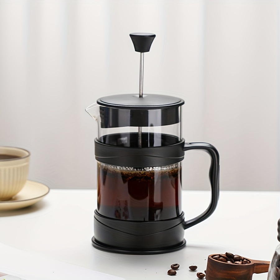 TEMU Coffee Hand Brewing Pot Home Brewing Coffee Filter Utensils Tea Set Glass Coffee Filter Cup Kettle