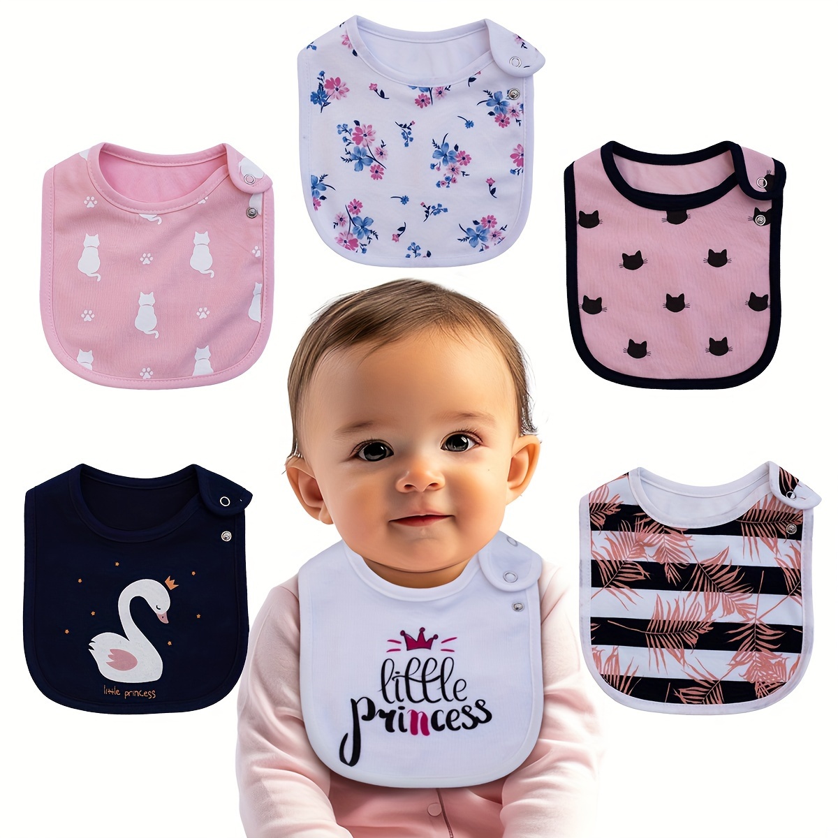 

6pcs Set, Snap , Lining, , Seasonal , Feeding