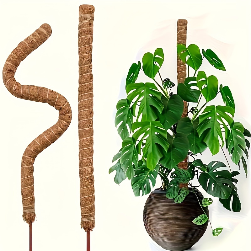 

Flexible 27.56" Plant Support Stake - Ideal For Monster & Indoor Climbing Plants, Handcrafted Garden Tool