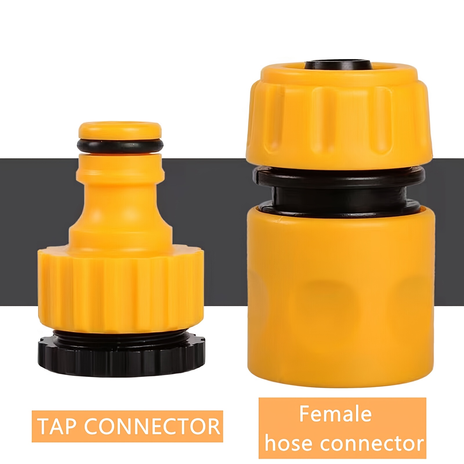 Image of 2pcs Garden Hose Fittings Garden Hose Adapter Garden Hose Accessories Garden Hose Connector Faucet Connector